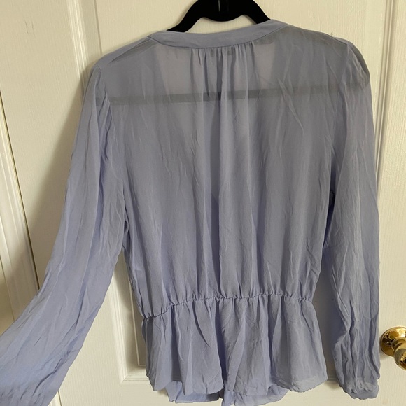 100% Silk Babaton Blouse - Picture 3 of 6